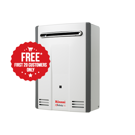 Rinnai Infinity Continuous Flow 16 With Badge